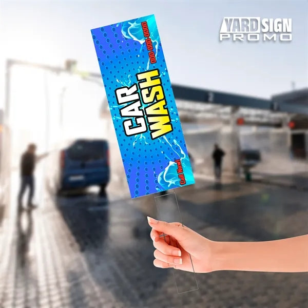 9x24 Custom Outdoor Yard Signs Car Wash Design