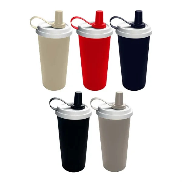 17 oz. Sports Plastic Bottle with Spout Lid