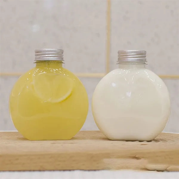 10oz Disposable Flat Round Plastic Beverage Bottles