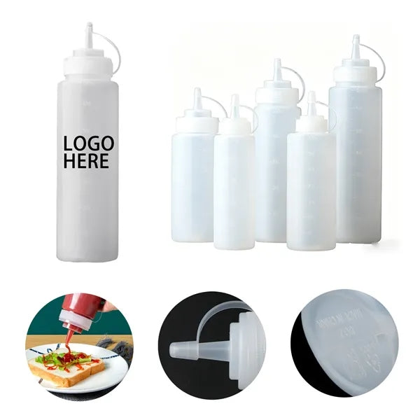 34oz Pointed Nozzle Squeeze Sauce Bottles