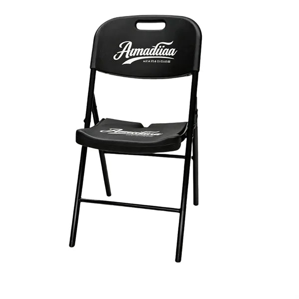 Logo Plastic Folding Stool for Outdoor &