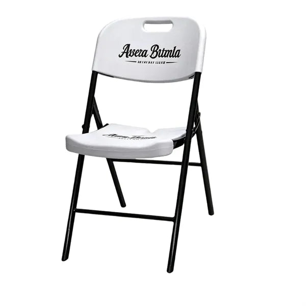 Logo Plastic Folding Stool for Outdoor &