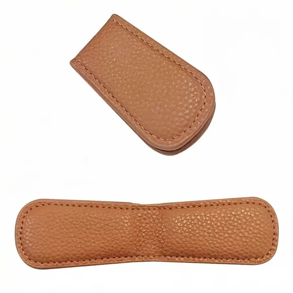 Leather Magnetic Money ClipSlim Cash Holder with Custom Logo