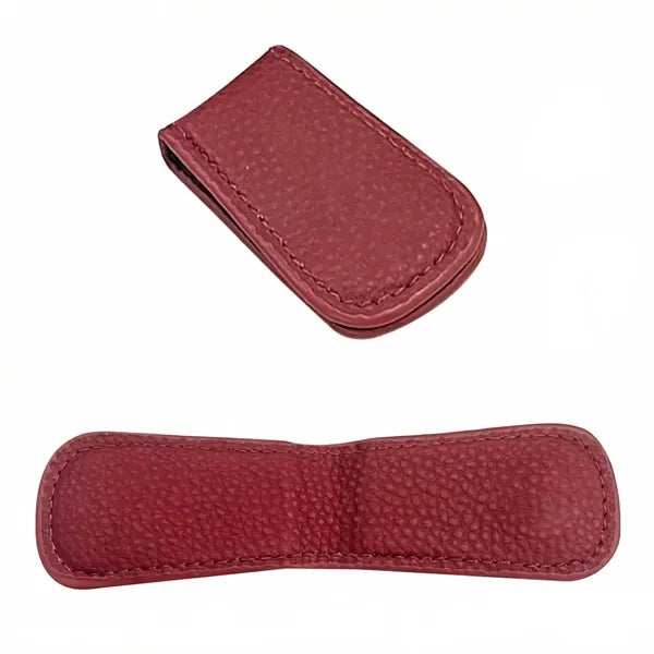 Leather Magnetic Money ClipSlim Cash Holder with Custom Logo