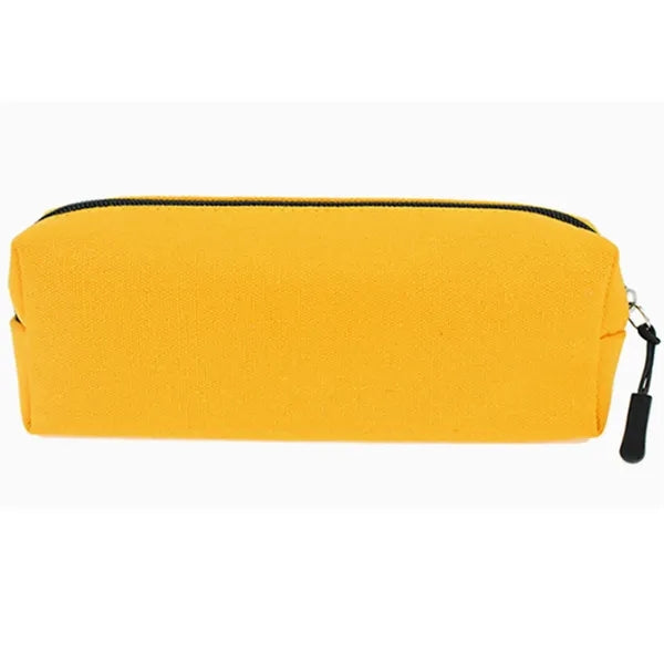 Zippered Canvas Pencil Case