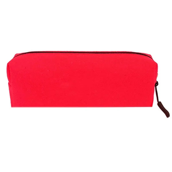 Zippered Canvas Pencil Case
