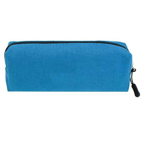 Zippered Canvas Pencil Case