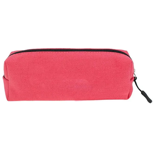 Zippered Canvas Pencil Case
