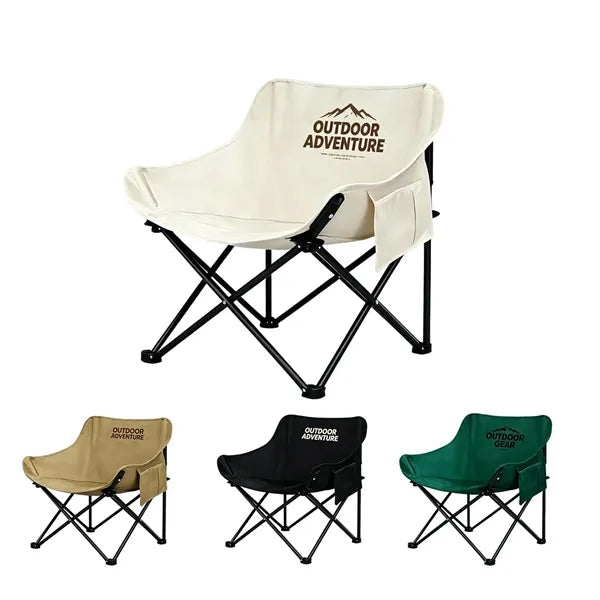 Logo Folding Camping Chair for Outdoor Events & Promo