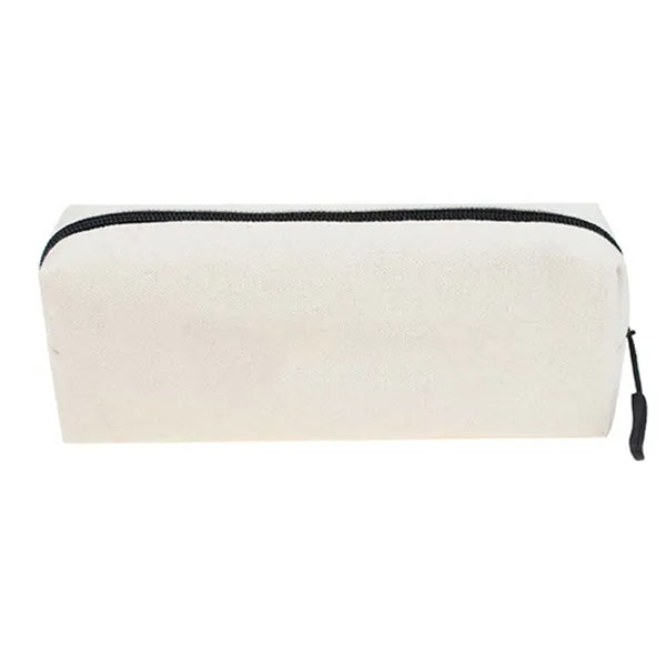 Zippered Canvas Pencil Case