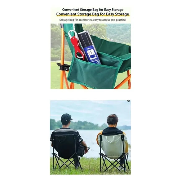 Logo Folding Camping Chair for Outdoor Events & Promo