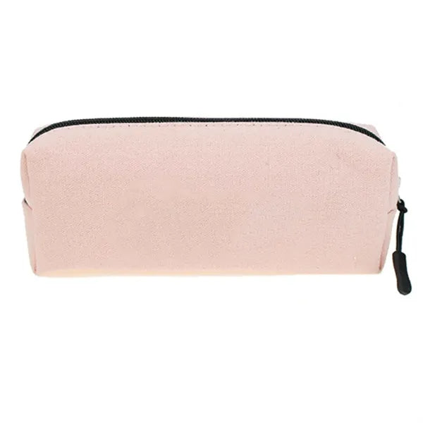Zippered Canvas Pencil Case