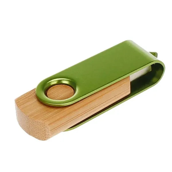 Wooden Swivel Twist Flash Drive 2.0