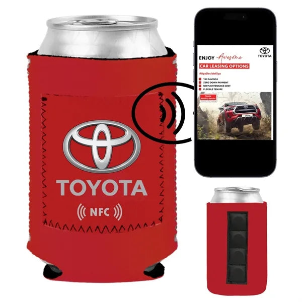Magic'Tap NFC Magnetic Beverage Holder Sleeve w/ Patch.