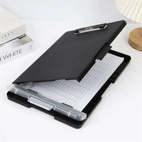 Folder Organizer Writing Mat Document Box With Pen Holder
