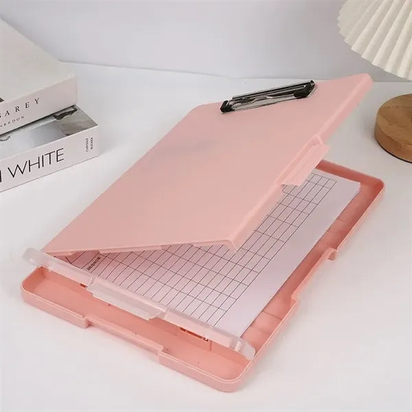 Folder Organizer Writing Mat Document Box With Pen Holder