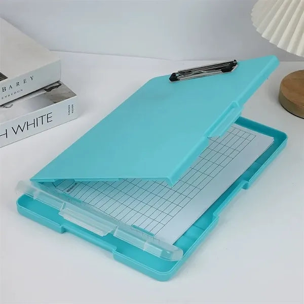 Folder Organizer Writing Mat Document Box With Pen Holder