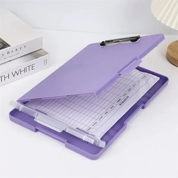 Folder Organizer Writing Mat Document Box With Pen Holder