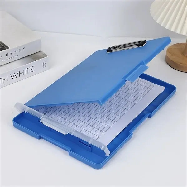 Folder Organizer Writing Mat Document Box With Pen Holder