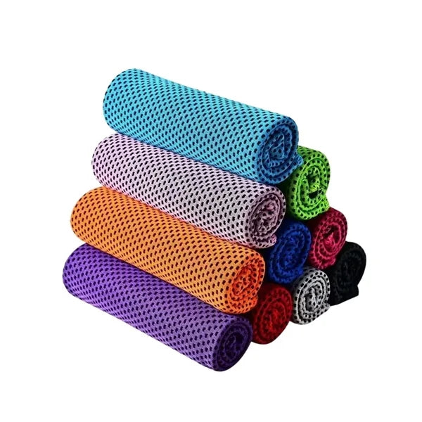 Breathable Soft Cooling Towels with Portable Bottle