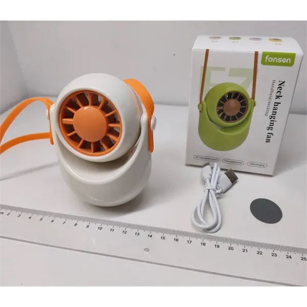 Wearable Neck Fan USB Rechargeable Portable Cooler