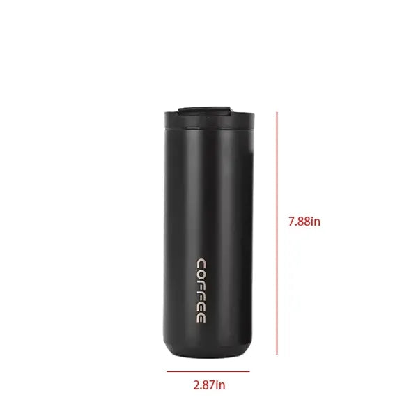 17 oz Stainless Steel Coffee Tumbler with Flip Lid