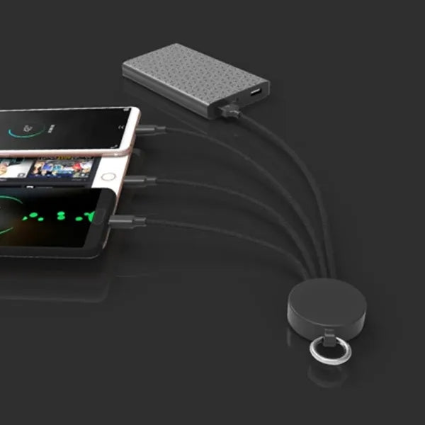 Bottle Opener Multi-Charging Cable Keychain