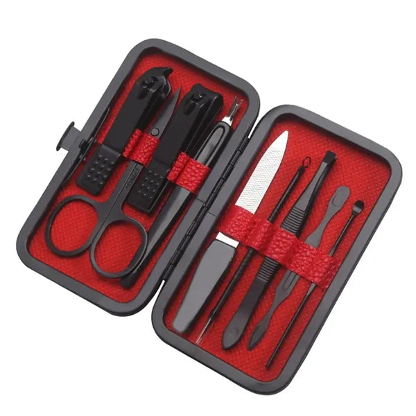 Manicure Pedicure Set, 7/8/9 Pcs Nail Clipper Kit with Case