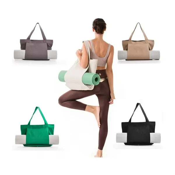 Canvas Yoga Mat Storage Tote Bag
