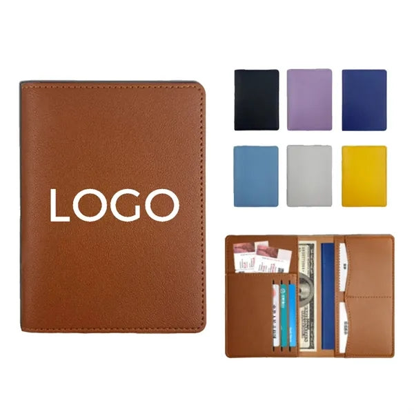 Multi-Purpose Pu Leather Passport Holder & Travel Wallet