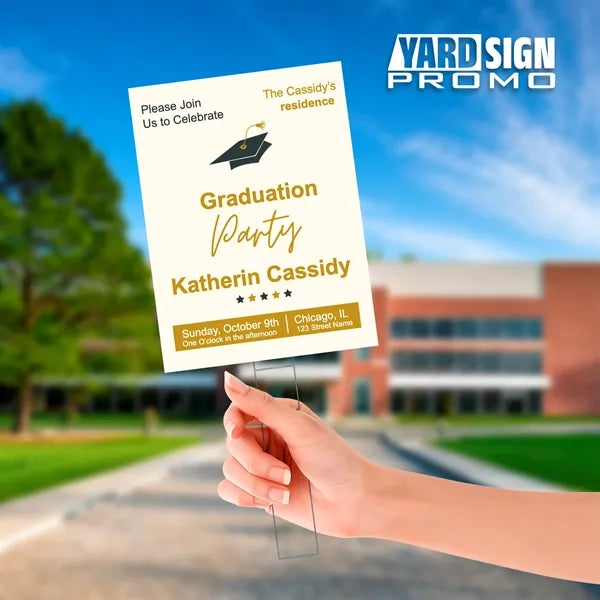 18x24 Custom Outdoor Yard Signs Graduation Party
