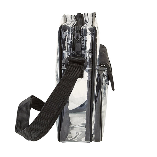 Clear Cross-Body Messenger Shoulder Bag