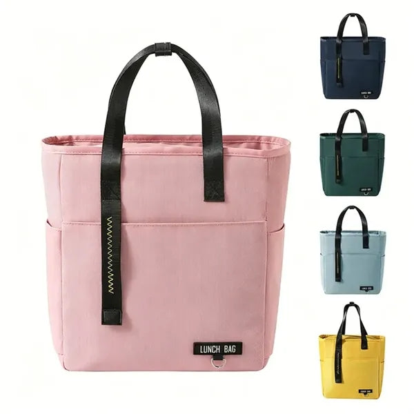 Insulated Oxford Lunch Tote Bag