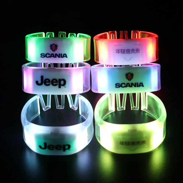 Sound Activated Led Flashing Adjustable Bracelet