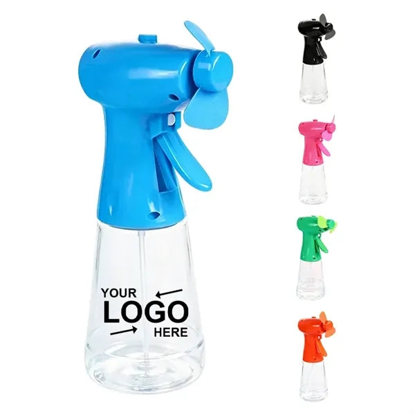 Dual Use Spray Bottle Fan Combo