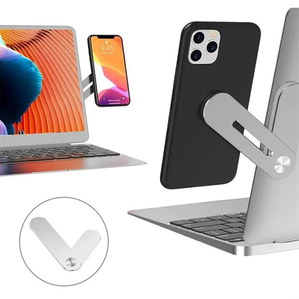 Magnetic Laptop Phone Holder