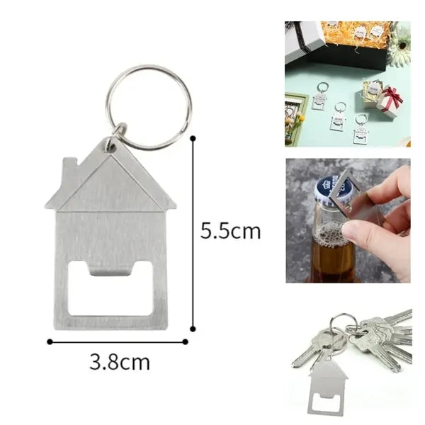 Practical Portable House Shape Bottle Opener