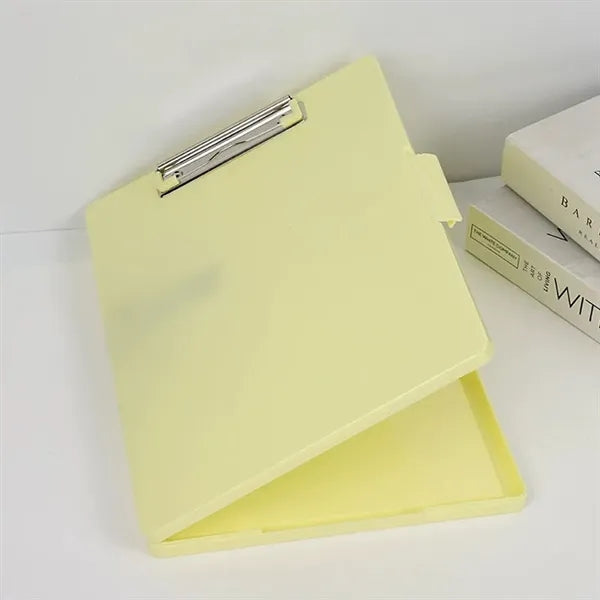 Foldable A4 File Box Storage Clipboard Memo Board