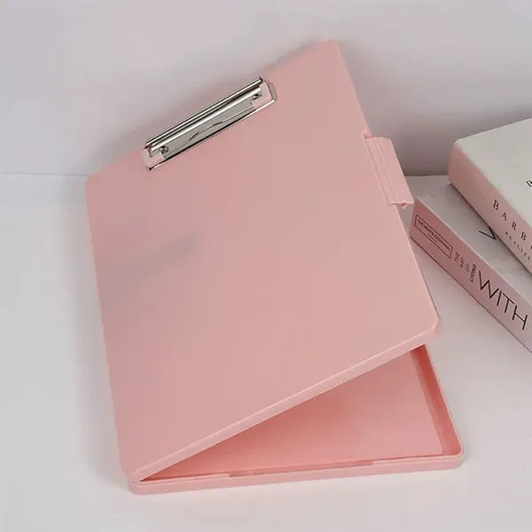 Foldable A4 File Box Storage Clipboard Memo Board