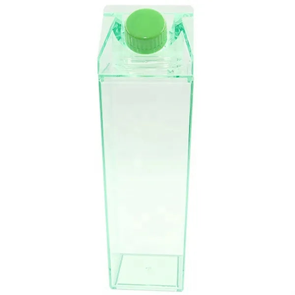 17OZ Transparent Square Plastic Milk Cup