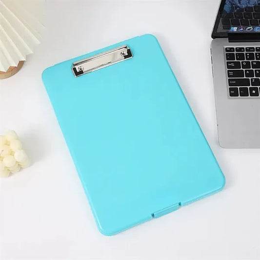 A4 Writing Pad Document Box Pen Holder Clipboard Memo Board