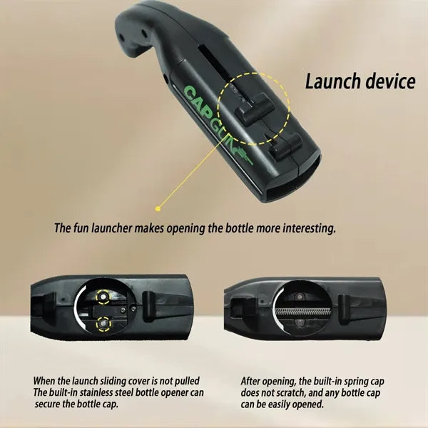 Cap Launcher Beer Bottle Opener Party Bar Tool