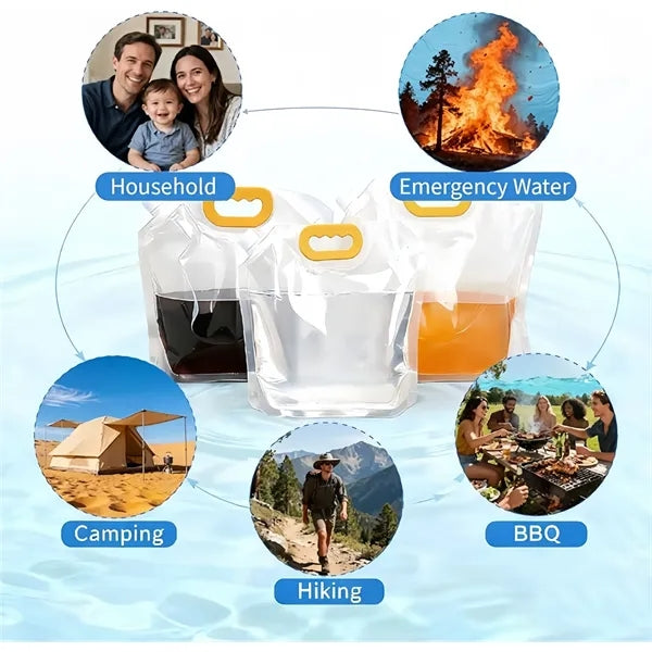 Multi-Size Collapsible Water Container Bag