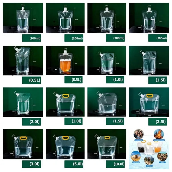 Multi-Size Collapsible Water Container Bag