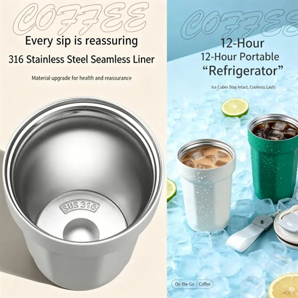Logo 316 Stainless Steel Insulated Coffee Tumbler