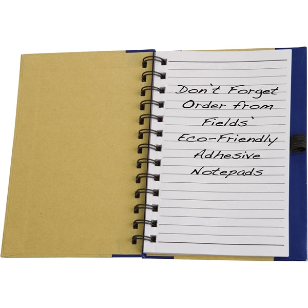 Eco Spiral Notebook with Paper Barrel Pen