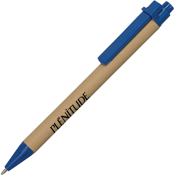 Eco Spiral Notebook with Paper Barrel Pen
