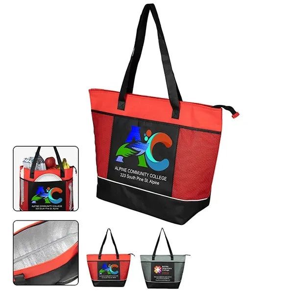 FROST LINE Super-Sized Insulated Zipper Cooler Tote