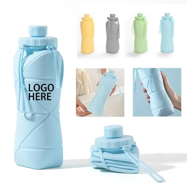 27 OZ. Large Capacity Foldable Silicone Water Bottle