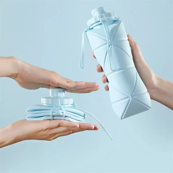 27 OZ. Large Capacity Foldable Silicone Water Bottle
